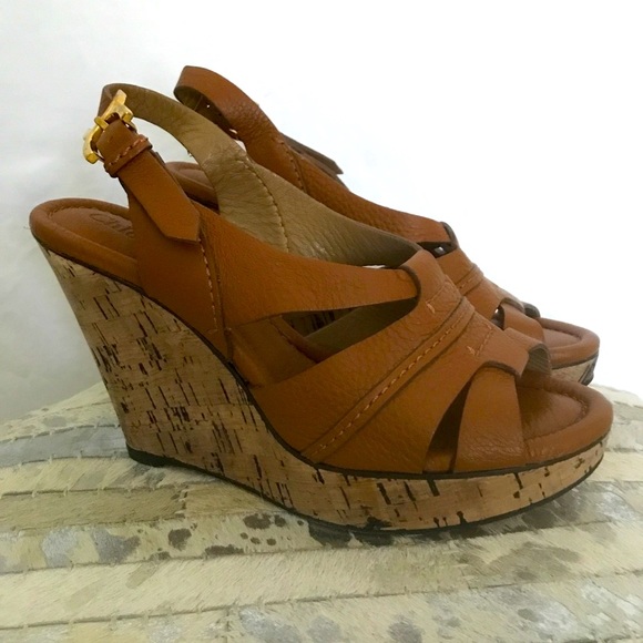 CHLOE Collection Wedge Cork Sandal - Picture 2 of 8